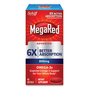 Advanced 6x Absorption Omega, 800 Mg, 40 Count