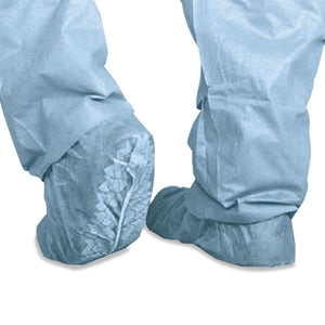 ESMIICRI2002 - Polypropylene Non-Skid Shoe Covers, Large, Blue, 100-box