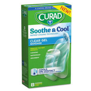 ESMIICUR5236 - Soothe & Cool Clear Gel Bandages, Assorted, Clear, 8-box