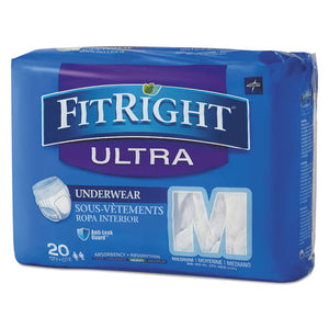 ESMIIFIT23005A - Fitright Ultra Protective Underwear, Medium, 28-40" Waist, 20-pack