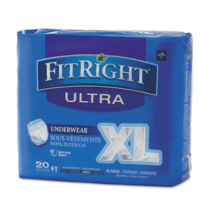 ESMIIFIT23600A - Fitright Ultra Protective Underwear, X-Large, 56-68" Waist, 20-pack