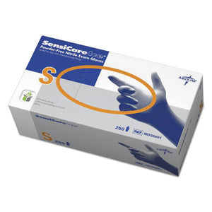 ESMIIMDS6801 - Sensicare Ice Nitrile Exam Gloves, Powder-Free, Small, Blue, 250-box