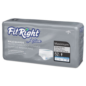 ESMIIMSCMG02 - Fitright Active Male Guards, 6 X 11, White, 52-pack