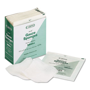 ESMIIPRM4412 - Caring Woven Gauze Sponges, 4 X 4, Sterile, 12-Ply, 1200-carton