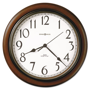 ESMIL625417 - Talon Auto Daylight-Savings Wall Clock, 15 1-4", Cherry