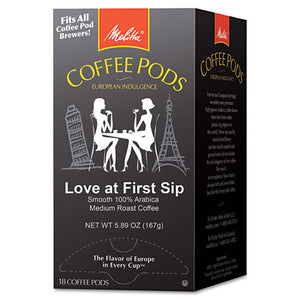 ESMLA75415 - Coffee Pods, Love At First Sip (medium Roast), 18 Pods-box
