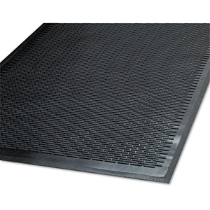 ESMLL14040600 - Clean Step Outdoor Rubber Scraper Mat, Polypropylene, 48 X 72, Black