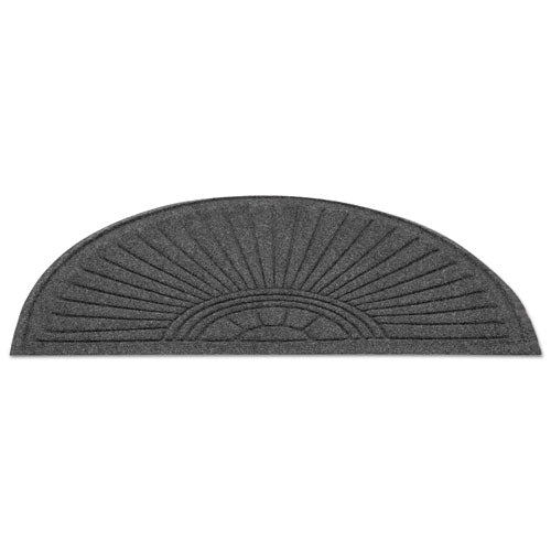 ESMLLEGDFAN020304 - Ecoguard Diamond Floor Mat, Fan Only, 24 X 36, Charcoal