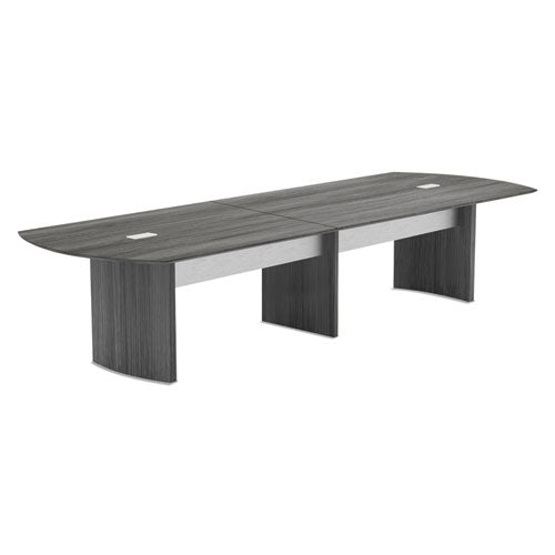 ESMLNMNMT72STLGS - MEDINA CONFERENCE TABLE TOP, HALF-SECTION, 72 X 48, GRAY STEEL
