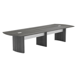 ESMLNMNMT84STLGS - MEDINA CONFERENCE TABLE TOP, HALF-SECTION, 84 X 48, GRAY STEEL