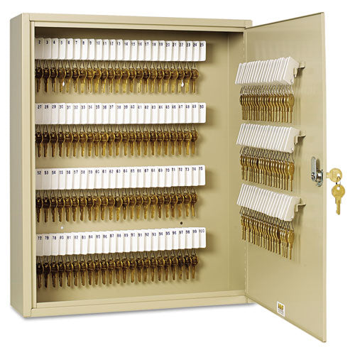 ESMMF201920003 - Uni-Tag Key Cabinet, 200-Key, Steel, Sand, 16 1-2 X 4 7-8 X 20 1-8