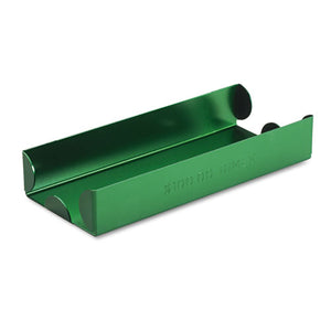 ESMMF211011002 - Rolled Coin Aluminum Tray W-denomination & Quantity Etched On Side, Green