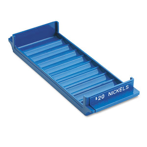 ESMMF212080508 - Porta-Count System Rolled Coin Plastic Storage Tray, Blue
