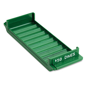 ESMMF212081002 - Porta-Count System Rolled Coin Plastic Storage Tray, Green