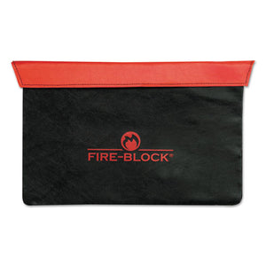 ESMMF2320421D0407 - Fire-Block Document Portfolio, 15 1-2 X 10 X 1-2, Red-black