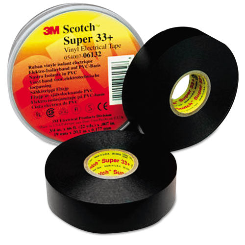 ESMMM06133 - Scotch 33+ Super Vinyl Electrical Tape, 3-4" X 52ft