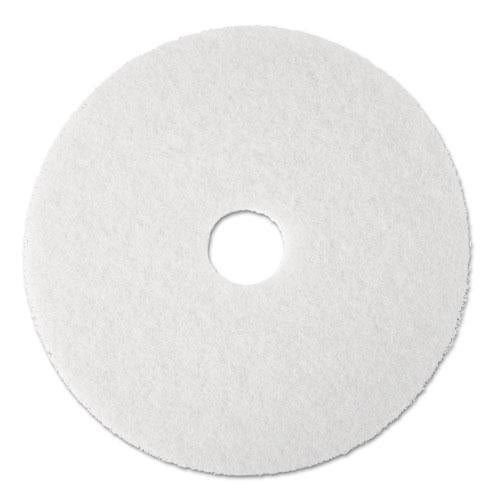 ESMMM08484 - Super Polish Floor Pad 4100, 20" Diameter, White, 5-carton