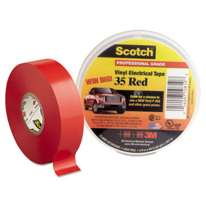 ESMMM10810 - Scotch 35 Vinyl Electrical Color Coding Tape, 3-4" X 66ft, Red