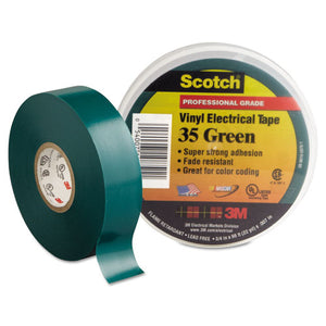 ESMMM10851 - Scotch 35 Vinyl Electrical Color Coding Tape, 3-4" X 66ft, Green