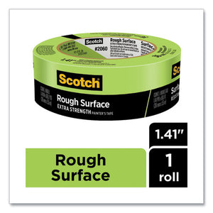 Rough Surface Extra Strength Painter's Tape, 3" Core, 1.41" X 60.1 Yds, Green