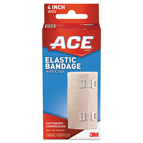 ESMMM207313 - Elastic Bandage With E-Z Clips, 4" X 64"