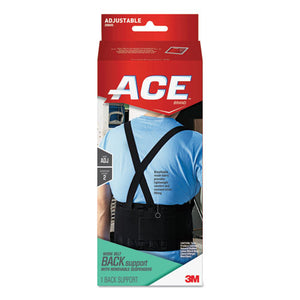 ESMMM208605 - Work Belt With Removable Suspenders, One Size Adjustable, Black