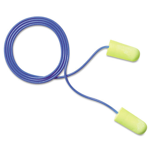 ESMMM3111250 - E A Rsoft Yellow Neon Soft Foam Earplugs, Corded, Regular Size, 200 Pairs