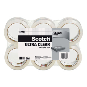 Ultra Clear Packaging Tape, 3" Core, 1.88" X 54.6 Yds, 6-pack