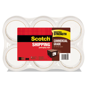 ESMMM37506 - 3750 Commercial Grade Packaging Tape, 1.88" X 54.6yds, 3" Core, Clear, 6-pack