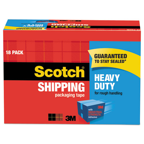 ESMMM385018CP - 3850 Heavy-Duty Packaging Tape Cabinet Pack, 1.88" X 54.6yds, 3" Core, 18-pack