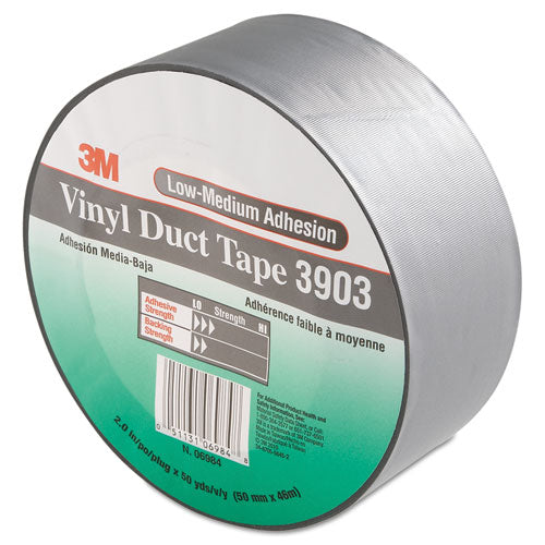 3903 Vinyl Duct Tape, 2" X 50 Yds, White
