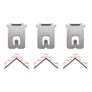 Claw Drywall Picture Hanger, Holds 45 Lbs, 3 Hooks And 3 Spot Markers, Stainless Steel