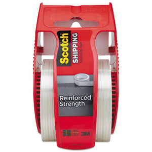 ESMMM50 - Reinforced Shipping And Strapping Tape W-dispenser, 2" X 10yds, 1 1-2" Core
