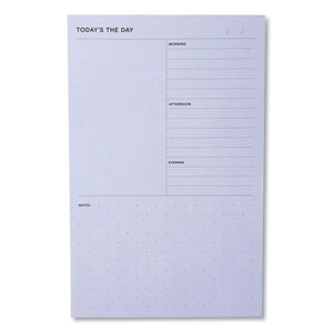Daily Planner Pad, 4.9 X 7.7, Blue, 100-sheet