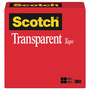 ESMMM600121296 - Transparent Tape, 1-2" X 1296", 1" Core, Clear
