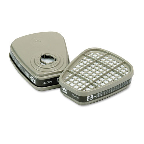 ESMMM6001 - 6001 Respirator Cartridge For Certain Organic Vapors, 2-pack