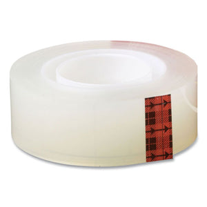 Transparent Tape, 1" Core, 0.5" X 36 Yds, Crystal Clear, 2-pack