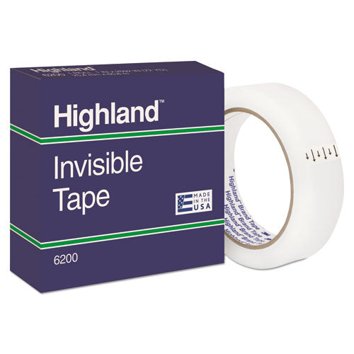 ESMMM620025921 - Invisible Permanent Mending Tape, 1" X 2592", 3" Core
