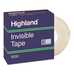 ESMMM6200341296 - Invisible Permanent Mending Tape, 3-4" X 1296", 1" Core, Clear