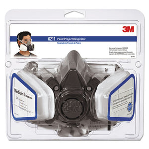ESMMM6211PA1A - Half Facepiece Paint Spray-pesticide Respirator, Medium