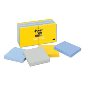 ESMMM65412SSNY - PADS IN NEW YORK COLORS NOTES, 3 X 3, 90-SHEETS-PAD, 12 PADS-PACK
