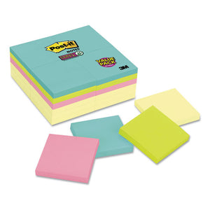 ESMMM65424SSCYM - Note Pads Office Pack, 3 X 3, Canary-miami, 90-pad, 24 Pads-pack