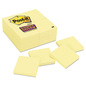 ESMMM65424SSCY - Canary Yellow Note Pads, 3 X 3, 90-Sheet, 24-pack
