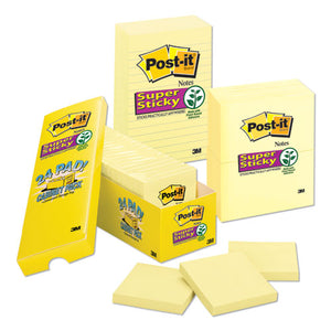 Canary Yellow Note Pads, 3 X 3, 90-sheet, 5-pack
