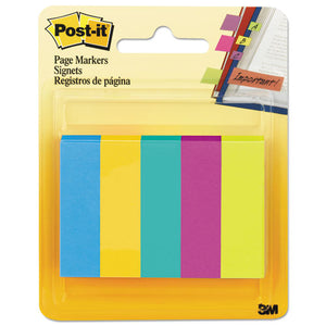 ESMMM6705AU - Page Flag Markers, Assorted Colors,100 Flags-pad, 5 Pads-pack