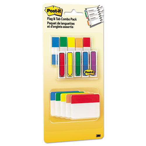 ESMMM686XLP - Flags And Tabs Combo Pack, Assorted Primary Colors, 230-pack