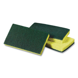 Medium-duty Scrubbing Sponge, 3.6 X 6.1, Yellow-green