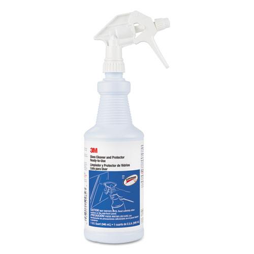ESMMM85788CT - Ready-To-Use Glass Cleaner With Scotchgard, Apple, 32 Oz Spray Bottle, 12-ctn