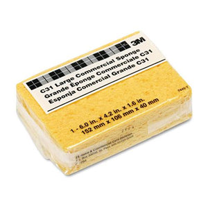 ESMMMC31 - Commercial Cellulose Sponge, Yellow, 4 1-4 X 6