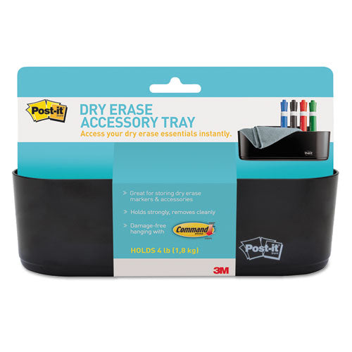 ESMMMDEFTRAY - Dry Erase Accessory Tray, 8 1-2 X 3 X 5 1-4, Black